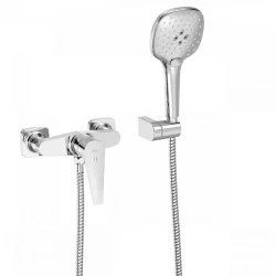 Tres CANIGO PLUS chrom sprchová nástěnná včetně sprchy, držáku a hadice 21816701 (TG 21816701)