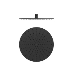 TRES hlavová sprcha černá mat 300 mm SLIM 134315010NM (TG 134315010NM)