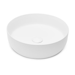 Umyvadlo na desku SAT Infinitio 39x39 cm mat bez otvoru pro baterii SATINF3939M (SATINF3939M)