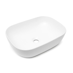 Umyvadlo na desku SAT Infinitio 45,5x32,5 cm mat bez přepadu SATINF4532M (SATINF4532M)