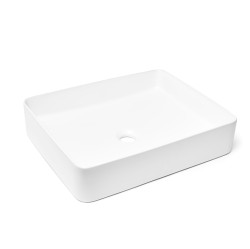 Umyvadlo na desku SAT Infinitio 50x40 cm mat bez přepadu SATINF5040M (SATINF5040M)