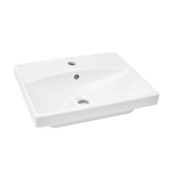 Umyvadlo SAT Brevis 50,5x40 cm otvor pro baterii uprostřed SATBRE5040S (SATBRE5040S)