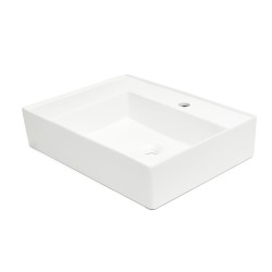 Umyvadlo SAT Cube Way 60x46 cm otvor pro baterii uprostřed SATCW6046L (SATCW6046L)