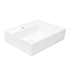 Umyvadlo SAT Cube Way 60x46 cm otvor pro baterii uprostřed SATCW6046P (SATCW6046P)