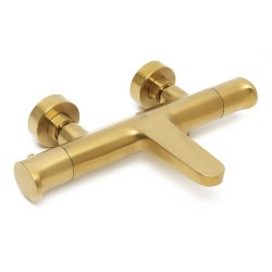 Vanová baterie SAT DARK bez sprchového setu 150 mm broušené zlato SATBSDA222BZ (SATBSDA222BZ)