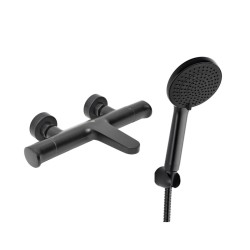 Vanová baterie SAT Dark s vanovým setem 150 mm černá matná SATBSDA222CSET1 (SATBSDA222CSET1)