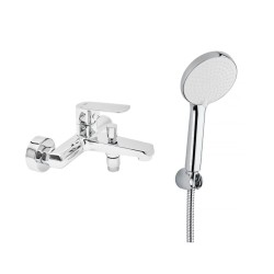 Vanová baterie SAT Feel s vanovým setem 150 mm chrom SATBSFEEL222SET1 (SATBSFEEL222SET1)