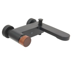 Vanová baterie SAT Fusion bez sprchového setu 150 mm páka tmavé dřevo SATBSFU222DTC (SATBSFU222DTC)