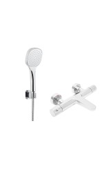 Vanová baterie SAT se sprchovým setem 150 mm chrom SATBST222SET (SATBST222SET)