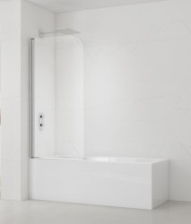 Vanová zástěna SAT 150x75 cm chrom SATVZUNIKCRT75 (SATVZUNIKCRT75)