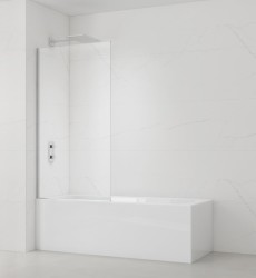 Vanová zástěna SAT 150x80 cm chrom SIKOVZPEV150 (SIKOVZPEV150)