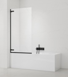 Vanová zástěna SAT TGD NEW 150x80 cm černá SATTGVZO150CT (SATTGVZO150CT)