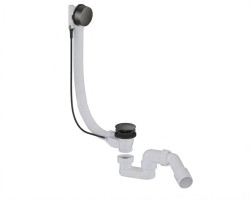 Vanový automat 52 mm DN40/DN50 SAT Aurum 60 cm, gun metal matný, plast SATAVA80BGM (SATAVA80BGM)