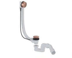 Vanový automat 52 mm DN40/DN50 SAT Aurum 60 cm, růžově zlatý matný, plast SATAVA80BRG (SATAVA80BRG)