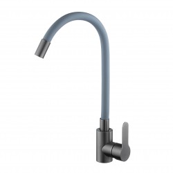 VELAZO - Kuchyňská baterie s flexibilním výtokem šedá / grafit VELAZ(8105BG)