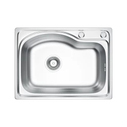 VELAZO - Kuchyňský dřez Microdekor 58 × 43 z nerezové oceli VELAZ(5843D)