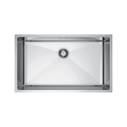 VELAZO - Nerezový ocelový dřez s jednou mísou - 74 x 44 cm, hluboká mísa VELAZ(7444)