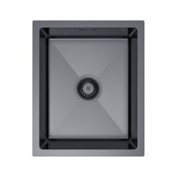 VELAZO - Ocelový kuchyňský dřez 37 x 45, grafit VELAZ(3745B)