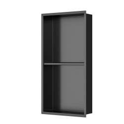 Vestavná polička SAT Aurum gun metal 33x63 cm SATAURN6030SBGM (SATAURN6030SBGM)