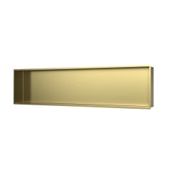 Vestavná polička SAT Aurum zlatá 121x28 cm SATAURN12128BG (SATAURN12128BG)