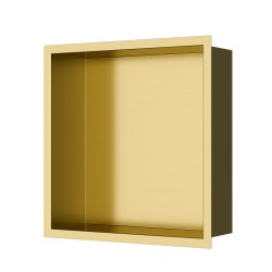 Vestavná polička SAT Aurum zlatá 33x33 cm SATAURN3030BG (SATAURN3030BG)