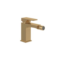 VILLEROY & BOCH - Architectura Square Bidetová baterie s výpustí, AquaSmart, kartáčované zlato (TVB12500100076)