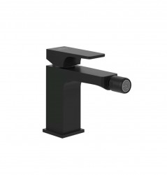 VILLEROY & BOCH - Architectura Square Bidetová baterie s výpustí, AquaSmart, matná černá (TVB125001000K5)