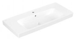 VILLEROY & BOCH - Architectura Umyvadlo 100x45 cm, s přepadem, otvor pro baterii, alpská bílá (4A87A501)