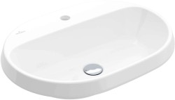 VILLEROY & BOCH - Architectura Umyvadlo zápustné, 60x45 cm, bez přepadu, otvor pro baterii, CeramicPlus, alpská bílá (5A6661R1)