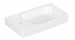 VILLEROY & BOCH - Architectura Umývátko 48x28 cm, s přepadem, otvor pro baterii vlevo, alpská bílá (43854801)