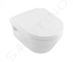 VILLEROY & BOCH - Architectura Závěsné WC, sedátko SoftClose, Rimless, s CeramicPlus, alpská bílá (5684HRR1)