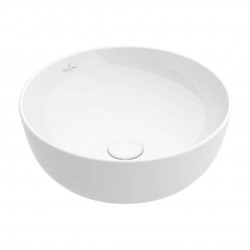 VILLEROY & BOCH - Artis Umyvadlo na desku, průměr 43 cm, CeramicPlus, Stone White (417943RW)