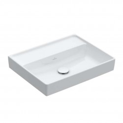 VILLEROY & BOCH - Collaro Umyvadlo 55x44 cm, bez přepadu, bez otvoru pro baterii, alpská bílá (4A335801)