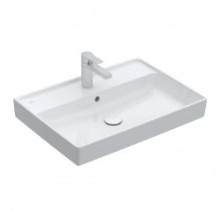 VILLEROY & BOCH - Collaro Umyvadlo 65x47 cm, s přepadem, otvor pro baterii, alpská bílá (4A336501)