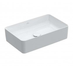 VILLEROY & BOCH - Collaro Umyvadlo na desku, 56x36 cm, CeramicPlus, Stone White (4A2056RW)