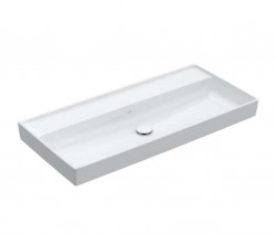 VILLEROY & BOCH - Collaro Umyvadlo nábytkové 100x47 cm, bez přepadu, bez otvoru pro baterii, CeramicPlus, alpská bílá (4A33A3R1)