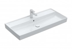 VILLEROY & BOCH - Collaro Umyvadlo nábytkové 100x47 cm, s přepadem, otvor pro baterii, alpská bílá (4A331G01)