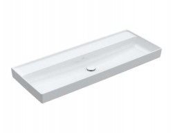VILLEROY & BOCH - Collaro Umyvadlo nábytkové 120x47 cm, bez přepadu, bez otvoru pro baterii, CeramicPlus, alpská bílá (4A33C3R1)