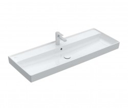 VILLEROY & BOCH - Collaro Umyvadlo nábytkové 120x47 cm, s přepadem, otvor pro baterii, alpská bílá (4A33C501)
