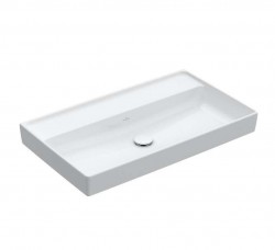 VILLEROY & BOCH - Collaro Umyvadlo nábytkové 80x47 cm, bez přepadu, bez otvoru pro baterii, CeramicPlus, alpská bílá (4A3383R1)