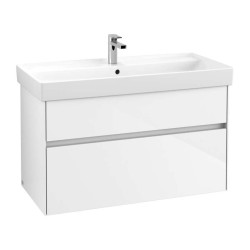 VILLEROY & BOCH - Collaro Umyvadlová skříňka, 95x55x44 cm, 2 zásuvky, Glossy White (C01100DH)