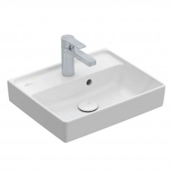 VILLEROY & BOCH - Collaro Umývátko 45x37 cm, s přepadem, 1 otvor pro baterii, alpská bílá (43344501)