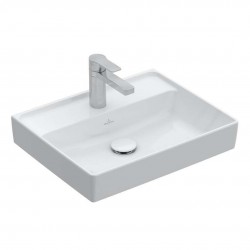 VILLEROY & BOCH - Collaro Umývátko 50x40 cm, bez přepadu, 1 otvor pro baterii, alpská bílá (43345101)