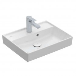 VILLEROY & BOCH - Collaro Umývátko nábytkové 50x40 cm, s přepadem, 1 otvor pro baterii, alpská bílá (43345G01)