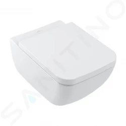 VILLEROY & BOCH - Collaro Závěsné WC se sedátkem SoftClosing, DirectFlush, CeramicPlus, bílá (4626HSR1)