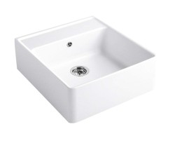 VILLEROY & BOCH - Dřezy Keramický dřez 63x60 cm, CeramicPlus, alpská bílá (632061R1)