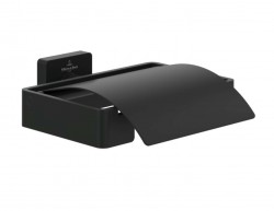 VILLEROY & BOCH - Elements Striking Držák toaletního papíru, matná černá (TVA152013000K5)