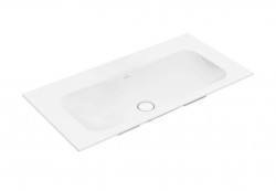 VILLEROY & BOCH - Finion Umyvadlo nábytkové 100x50 cm, bez přepadu, bez otvoru pro baterii, CeramicPlus, alpská bílá (4164A3R1)