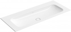 VILLEROY & BOCH - Finion Umyvadlo nábytkové 120x50 cm, bez přepadu, bez otvoru pro baterii, CeramicPlus, alpská bílá (4164C3R1)