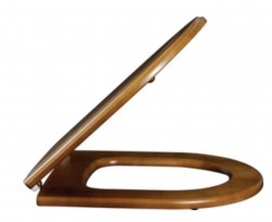 VILLEROY & BOCH - Hommage WC sedátko, dřevo/ořech (9926K600)